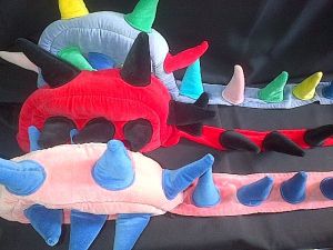 Costume accessories - Dragon jester hats